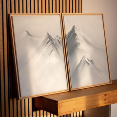 'Fading Mountains' 50 x 70 cm